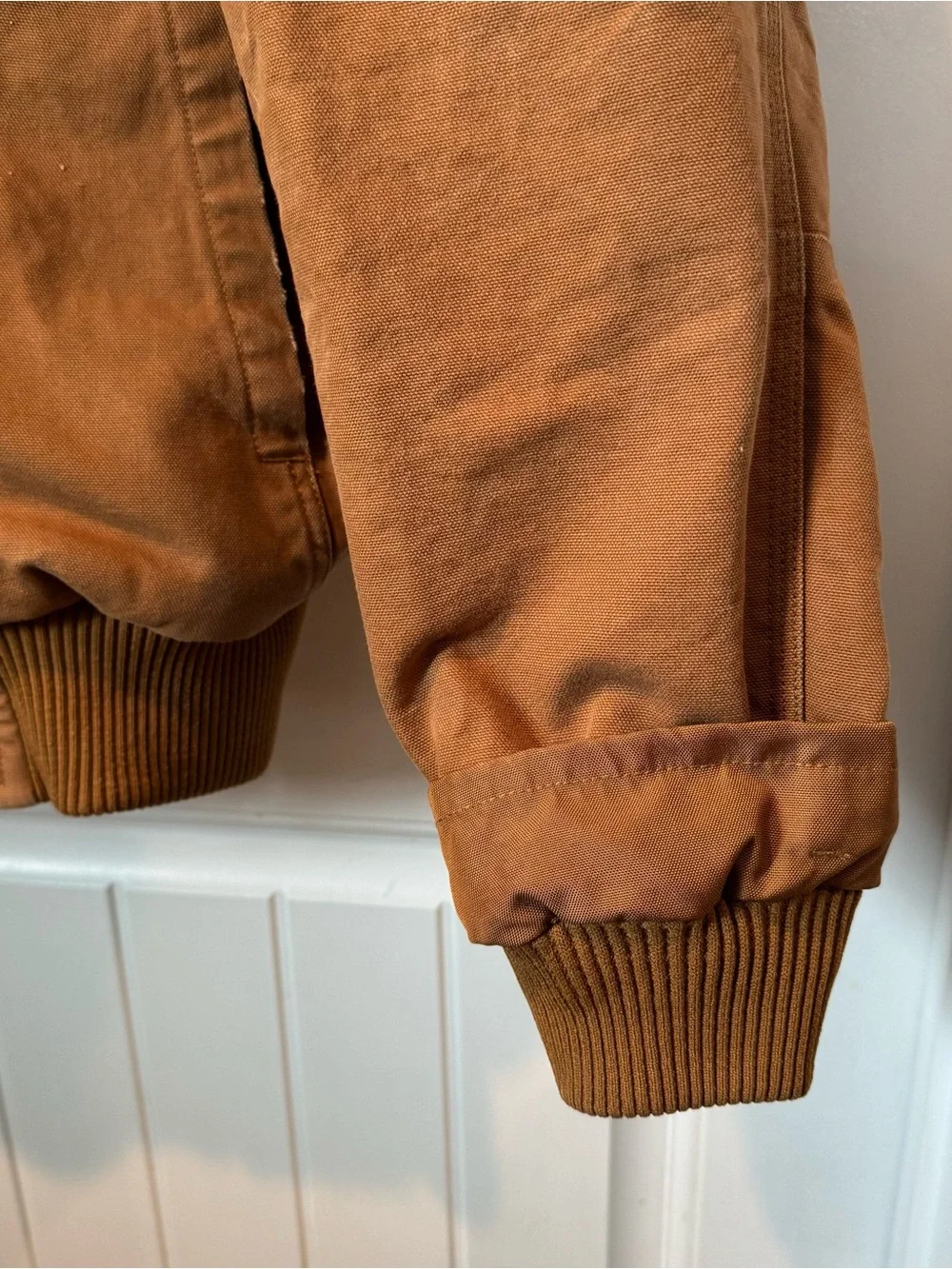 Carhartt Brown Hooded Work Jacket